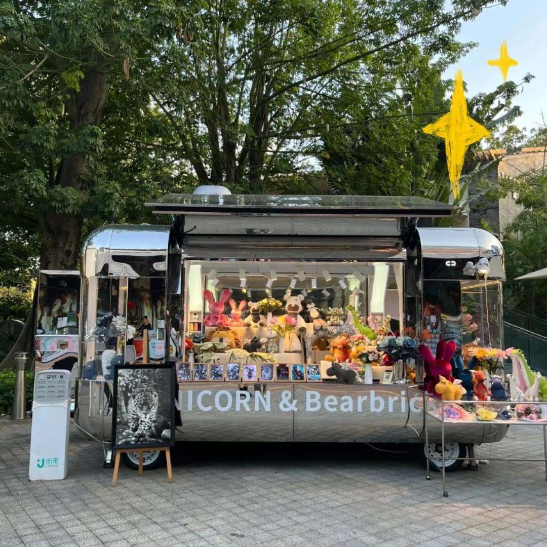 电动不锈钢移动多功能餐车早餐烧烤炸串商用流动夜市摆摊美食餐车