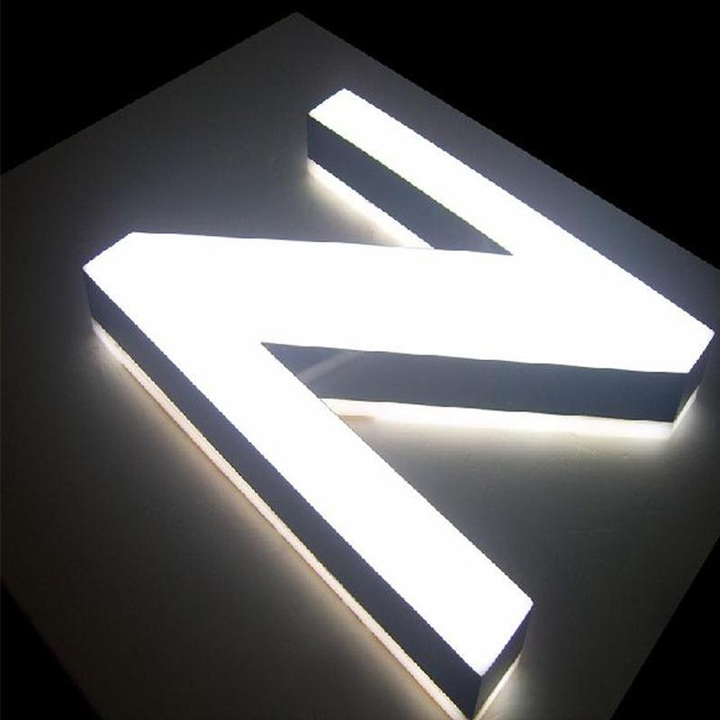 厂家直供亚克力迷你发光字 不锈钢发光字 亚克力立式迷你背光字