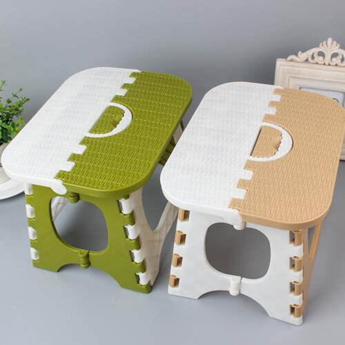 BD-03 Bamboo Pattern Folding Stool, Plastic Foldable Stool,