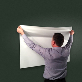白板纸可擦写静电吸附白板，贴便携式无背胶，不伤墙软白板膜墙贴