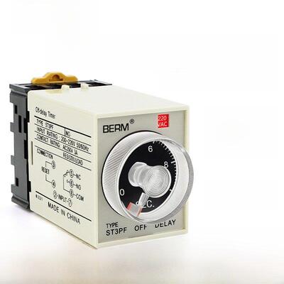 St3Pf断电延时继电器定时时间继电器Dc12V Ac220V Dc24V Ac36V