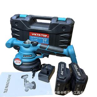 瓷砖平铺机贴砖机锂电池大功率震动器铺砖神器吸盘墙地两用振动器