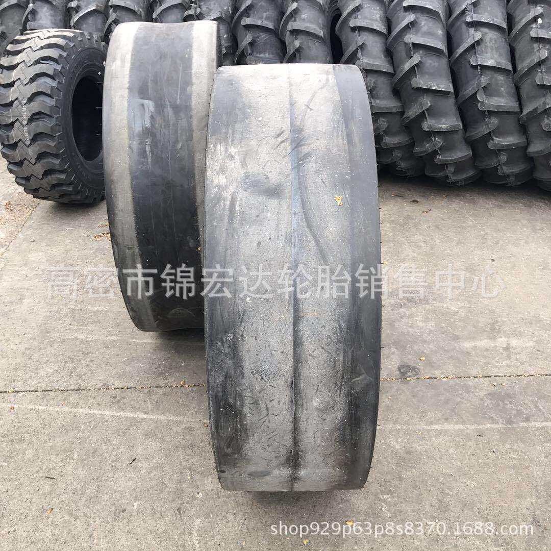 鲁飞 风神光面胶轮压路机轮胎13/80-20 1100-20工程机械轮胎