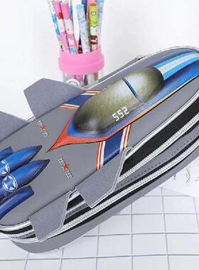 3D Pencil case Aircraft Pencil Storage Bag Large Capacity
