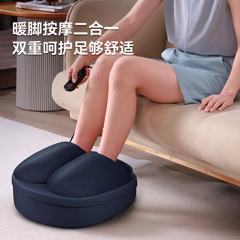 足疗机揉捏加热按摩器足底家用按摩仪脚底滚轮电动热敷美足暖脚宝