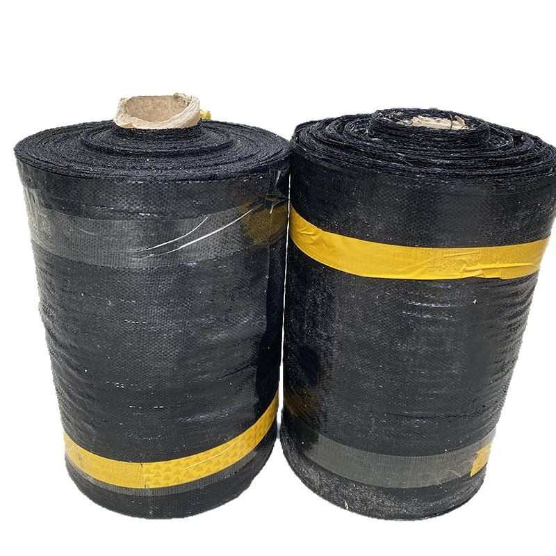 黑色PE防草布大棚园林农用盖草除草布温室蔬菜果园加厚透气防草布