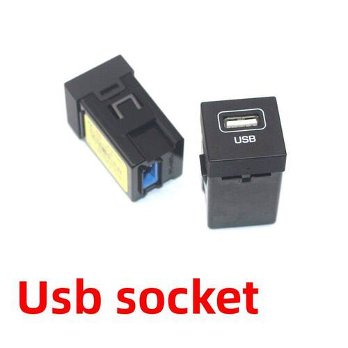 适配现代菲斯塔领动悦纳起亚新款k3 kx3 kx5 usb插口插座原装配件