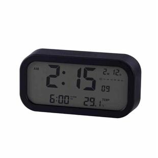 厂家批发LCD电子闹钟学生闹钟智能语音整点报时闹钟夜光小台钟