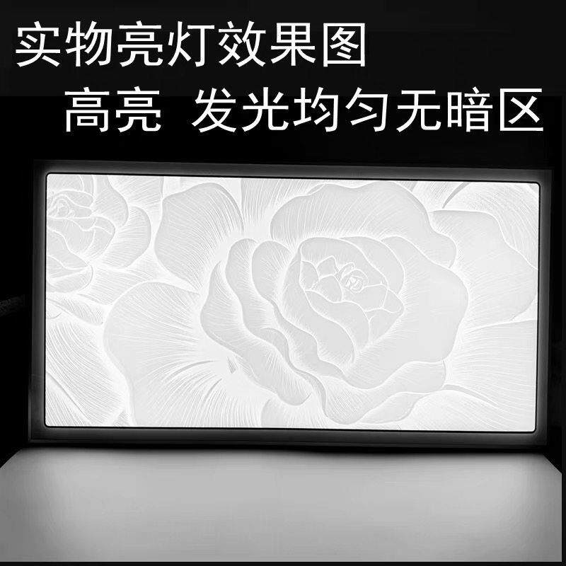 集成顶灯厨房妆室灯铝化扣板吊灯嵌入式镜面平板吸顶