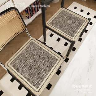 家用办公椅垫子凳子感圆形坐垫餐桌高级通用防滑座垫餐椅椅子 四季