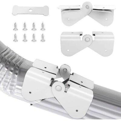 2Pcs Gutter Extension Hinge Sturdy Replaces Rain Gutter