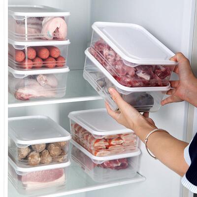Frozen meat storage box, refrigerator sealed container with