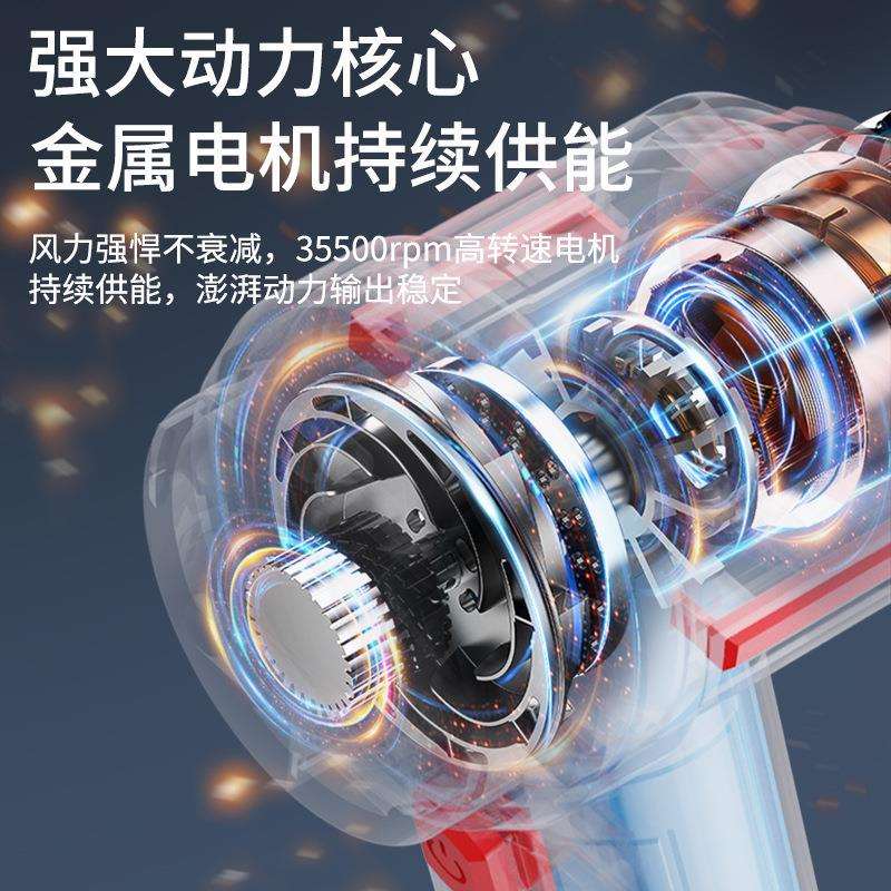 安能吸尘器车用无线干湿充电汽车家用手持小型车内迷你大功率吸力