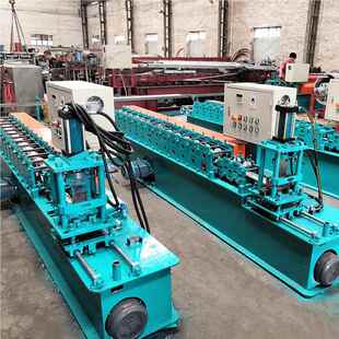 不锈钢机彩卷闸门片机 卷瓦帘门片成板型 -防火设备全自动彩钢机