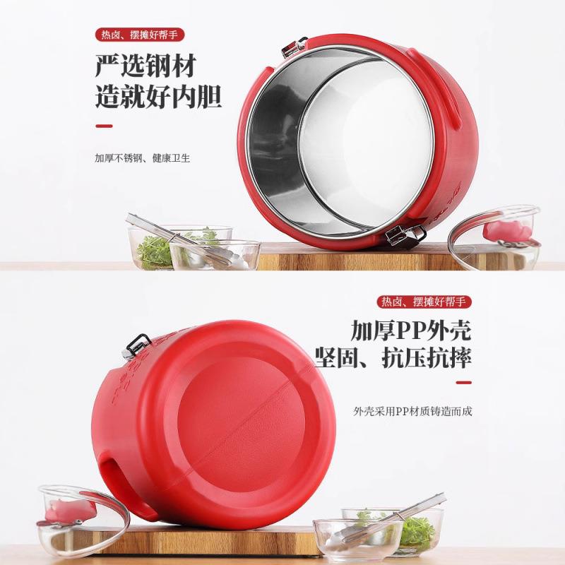 304保温商用大容桶量锈IPM钢快桶餐食堂豆浆摆摊金汤热不卤保温饭