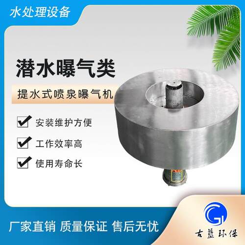 浮筒式喷泉曝气机增氧机河道治理曝气机经济