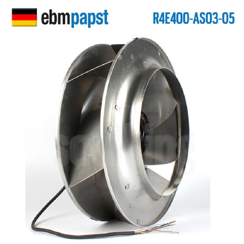 ebm官方授权R4E400-AS03-05 230V高压变频机柜顶工业离心风机风扇