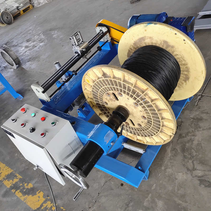 源头工厂悬臂式收线机电线电缆钢丝绳自动排线收卷机倒盘复绕