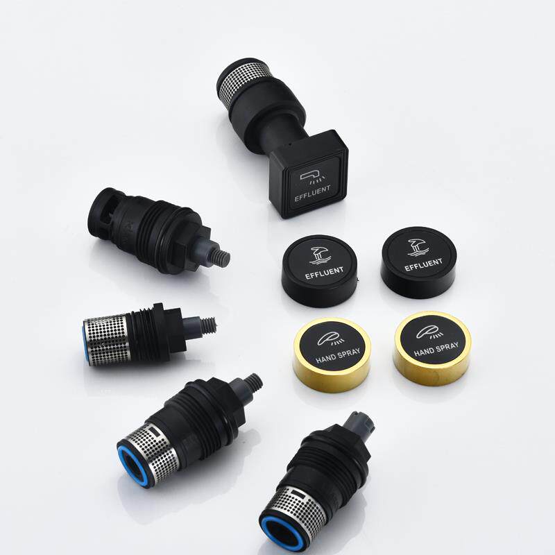 淋浴水龙头花洒智能按键阀芯触控开关弹跳按钮按压阀门漏水用配件