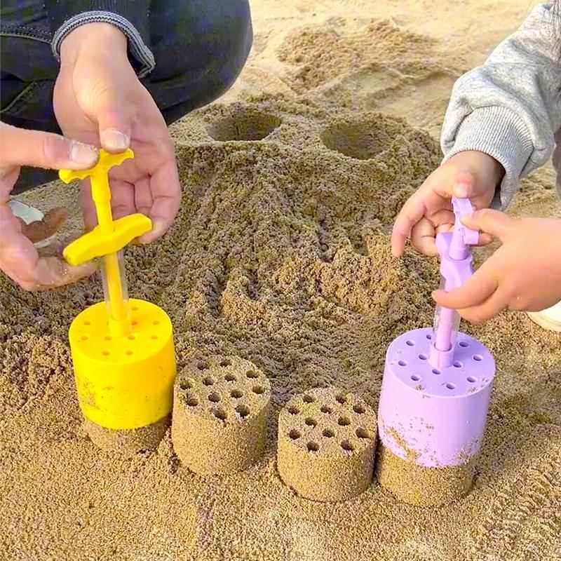 儿童沙滩玩具挖沙工具蜂窝煤球多功能收纳椅挖沙铲子铲桶玩沙套装
