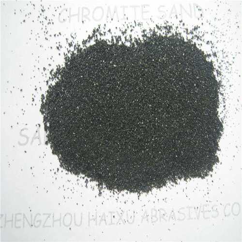 供应南非铬矿砂46%Cr2O3 40-70目钢厂大型铸件铸造用