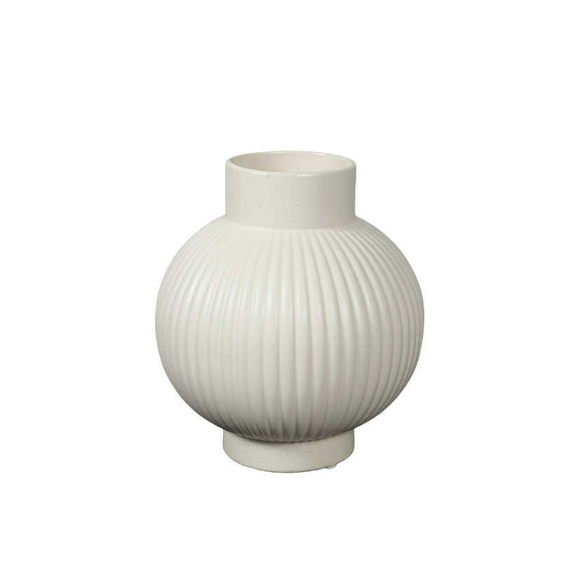 复古奶油风陶瓷花瓶摆件 创意简约现代客厅干花插花桌面软装饰品,家居饰品,花瓶,淘宝优惠券,粉丝福利购,淘宝优惠卷