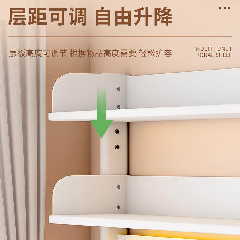 【粗厚加】桌面架书mzsj洞洞板学生书房加书桌家用置物架收纳整理