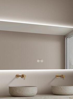 方形智能镜子高端智能镜挂墙卫生间浴室镜化妆带灯led防雾触摸屏