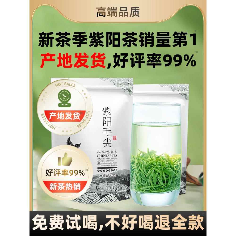 紫阳茶毛尖富硒产区2024新茶特级茶叶陕南绿茶陕西安康特产茶500g