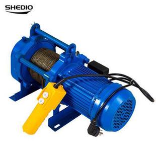 卷扬机多功能电动提升机220V吊机80V钢丝绳吊葫芦电动卷扬机厂家