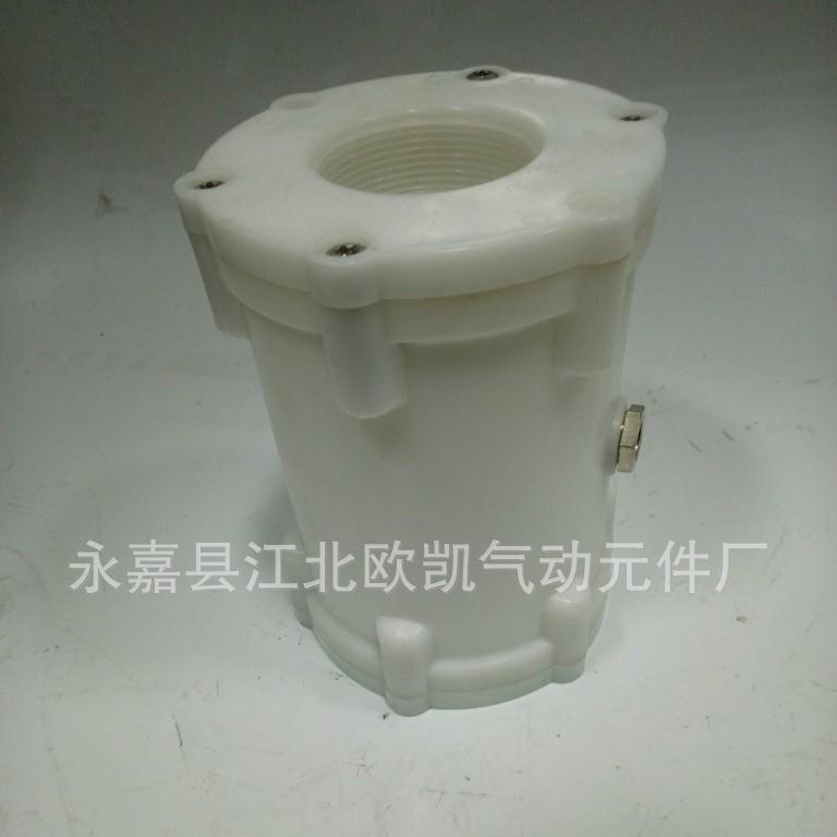 夹管阀气动夹气囊阀管夹胶套阀挤压挠性阀管囊阀 - 实物图