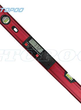 600MM数显水平尺红色角度尺带激光带磁