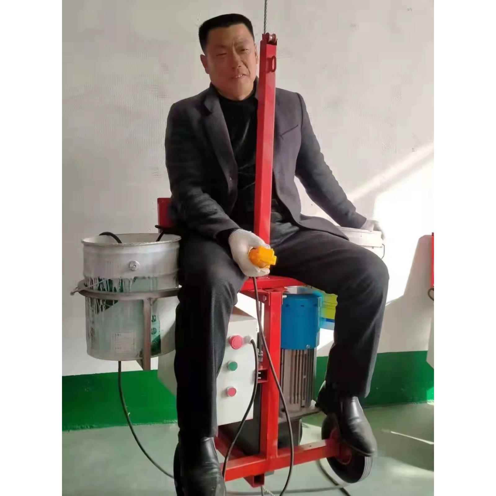 220V单人小型电动吊篮@杰鸣脚蹬工地高空高层A外墙ZLP630外架挂篮