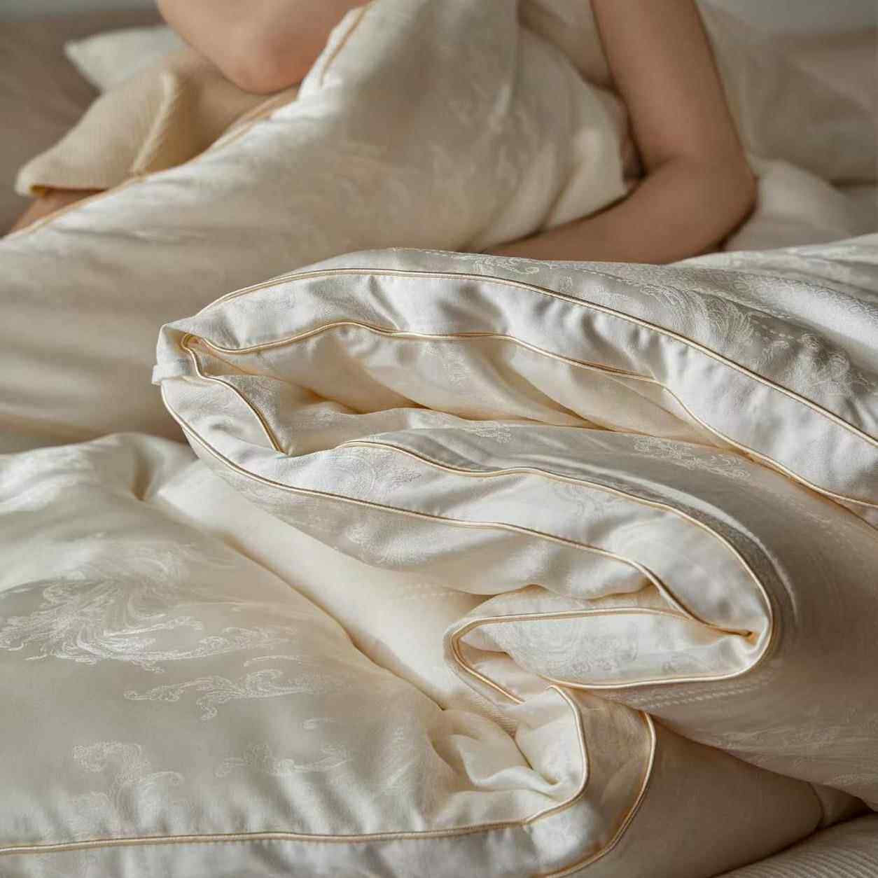 高端被芯！李官奇_80支A类55大豆蛋白被芯春秋被加厚保暖子母冬被