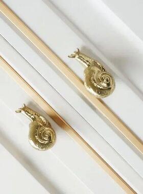 American Solid Brass Drawer Cabinet Door Handle Pure Copper