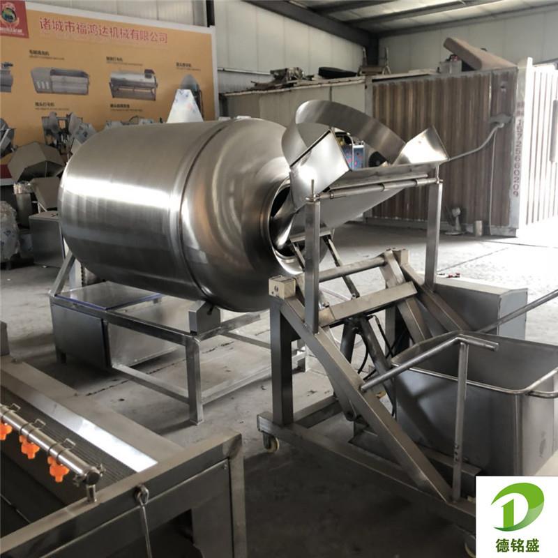 实体商家出售鸡腿滚揉机自动腌制设备不锈钢呼吸式鸡柳条滚揉机