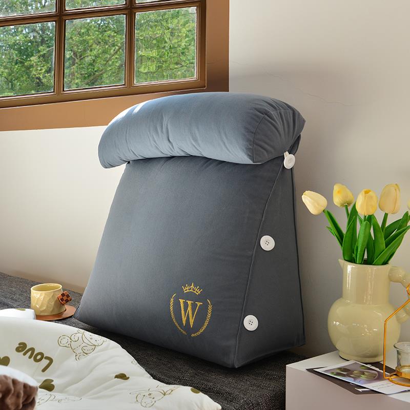 正品床头榻榻米角靠包垫大靠枕软靠背办公室沙发抱枕护三颈护腰拆