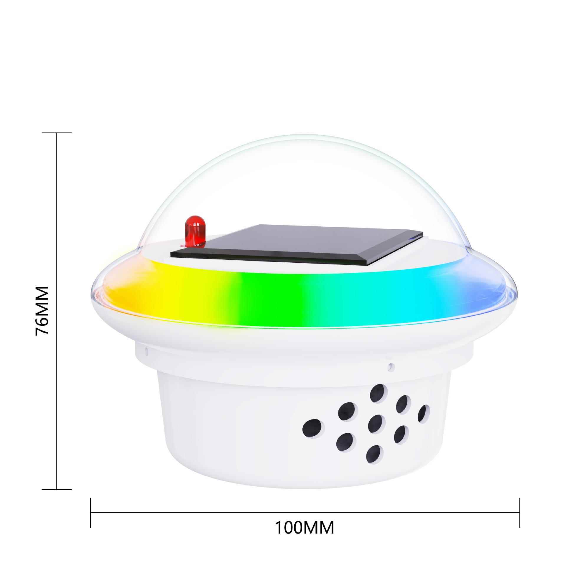 新款LED观灯遥控泳彩池灯景YC-01RGB炫变色灯创意水上漂浮浴缸灯