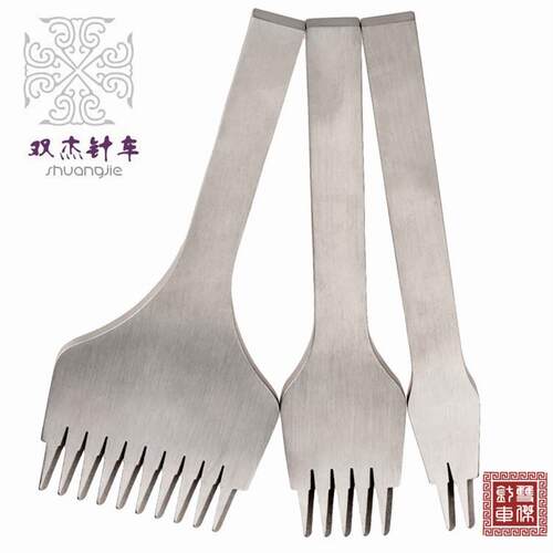 菱斩DI皮雕工具菱斩橄榄斩法斩斜平斩欧斩2.73.03.383.85间距