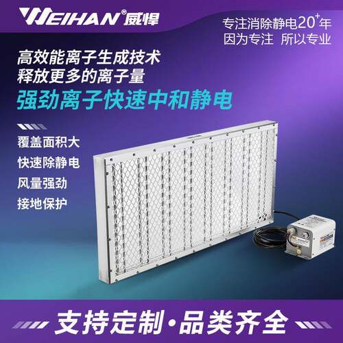 威悍WH-8939除静电离子网FFU除静电除尘网空间静电消除器
