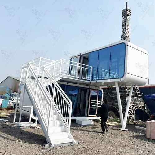 乡村旅游青年旅舍结构性建筑整体式房屋移动活动苹果舱办公室