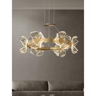 后现代主卧室吊灯轻奢客厅创意个性 浪漫轻奢餐厅房间灯简约少女心