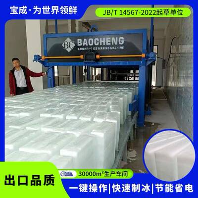 宝成江苏块冰机冰砖机条冰机超大型制冰机工业大型制冰设备