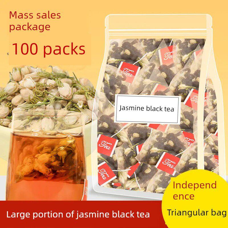 茉莉花红茶茶包独立三角袋浓郁香气茉莉花红茶组合无冰糖浸泡在水