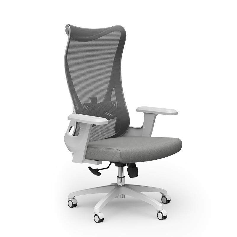 仟杰人体工学电脑椅家用舒适靠背护腰久坐电竞椅子办公椅透气网布