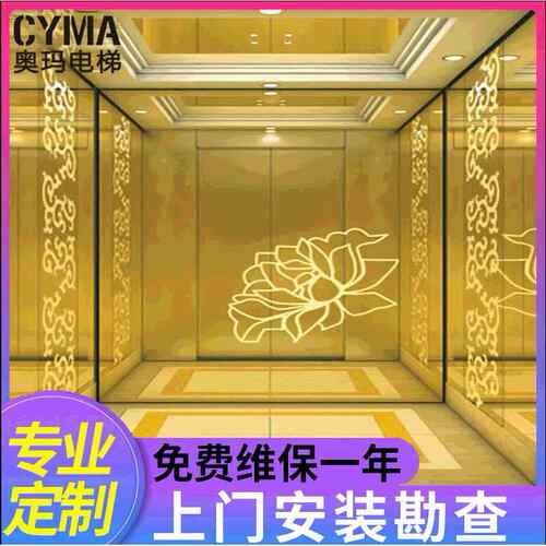 CYMA奥玛生产曳引式别墅电梯二三四层别墅观光电梯质优价廉