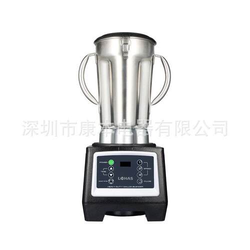 厂家高档商用搅拌机榨汁料理大容量4L不锈钢杯酒店霍尔调速200W