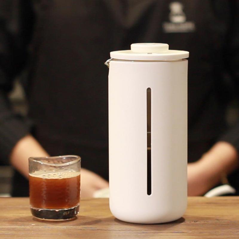 泰摩小U法压壶450ml 手冲咖啡壶冲茶器 玻璃咖啡滤杯法式滤压壶