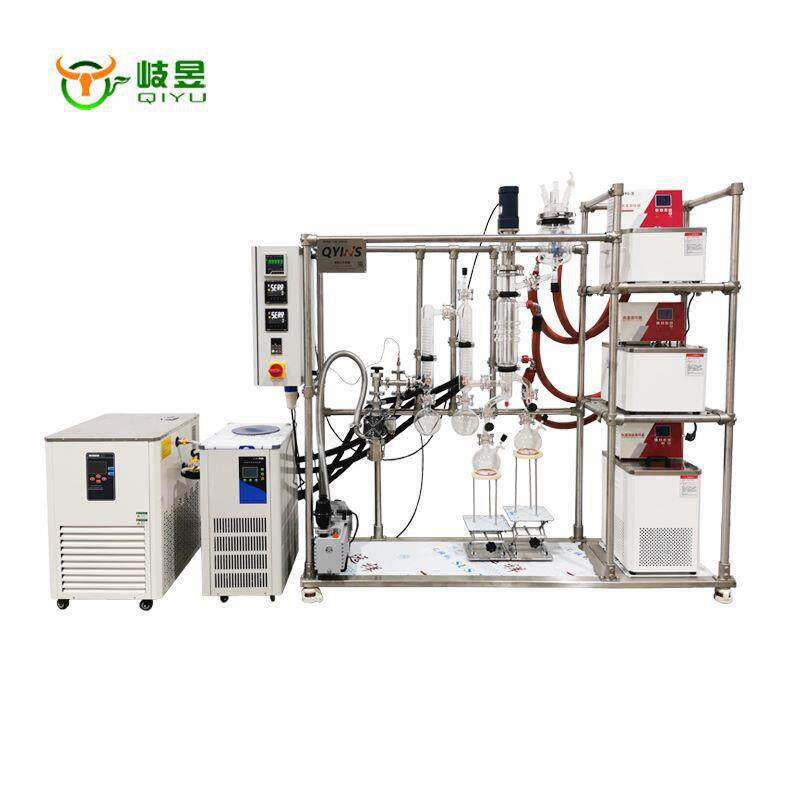 岐昱60L蒸馏提纯精馏装置 短程分子蒸馏自主设计 厂家直发