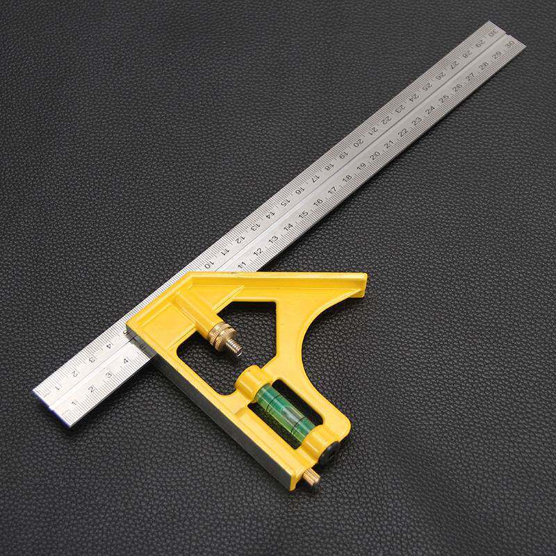 木工不锈钢多功能组合角尺角度尺可调节测量工具300mm